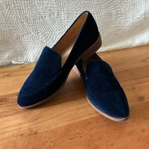 Madewell Francis Velvet Loafer like new!!